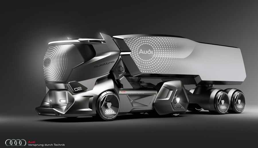 Audi HMV Concept o como podrían y deberían ser los camiones del futuro