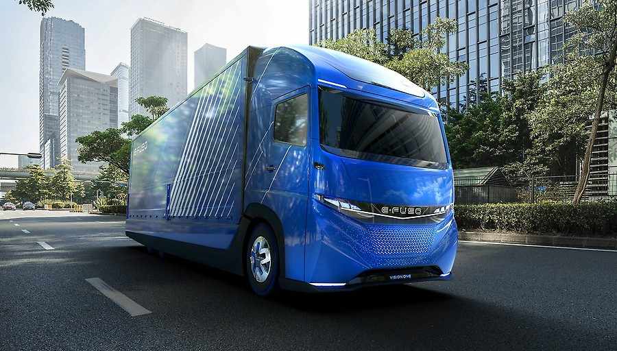 Daimler E-FUSO Vision One, un nuevo camión eléctrico de futuro.
