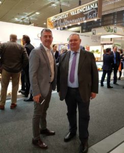 Don Jose Maria Arnedo ATFRIE y Don Carlos Donat TRANSFRIGOROUTE en Fruit Logistica 2018