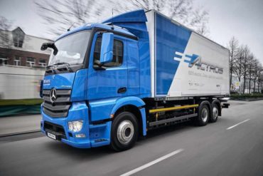 El camión electrico Mercedes-Benz eActros, empieza a ser entregado
