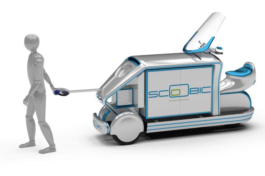 Scoobic: el vehículo electrico que revolucionará el reparto en las ciudades