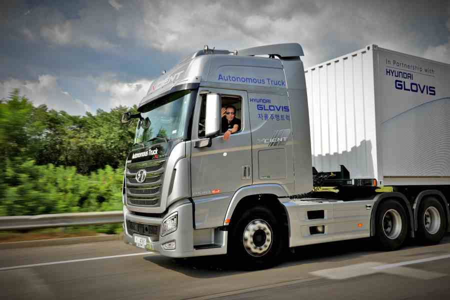 Hyundai Xcient - Primeras pruebas del camión de conducción autónoma