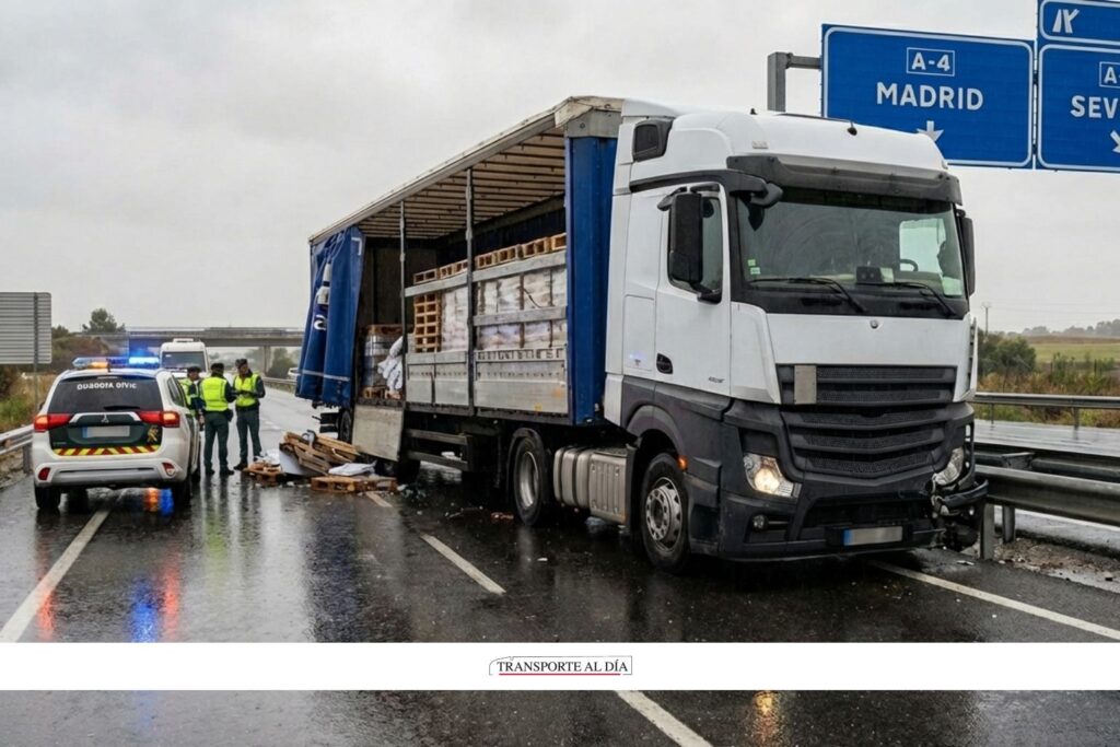 La siniestralidad del transporte de mercancías por carretera en 2023